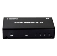 HDMI splitter 1x4 HD-14 <br> V1,4, 1080P, 3D, 4KX2K